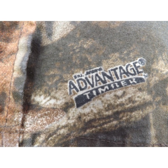 Walls‎ Hunting Shirt Men"s 3XL Advantage Timber Camo Short Sleeve Heavy Duty - Picture 2 of 16